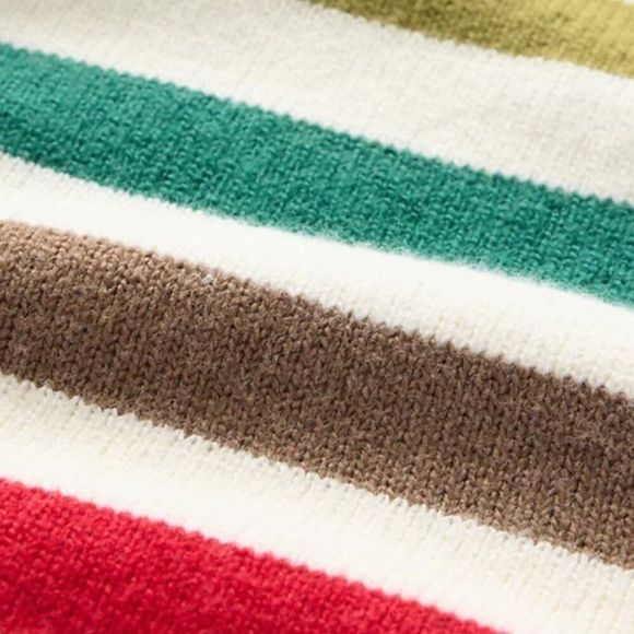 GAP Women's CashSoft Crewneck Sweater Size XS Multi Color Stripe - Picture 3 of 3